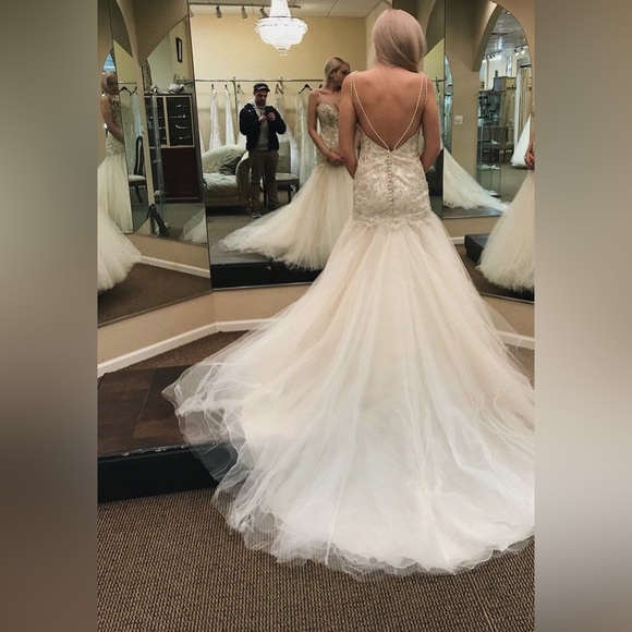 Crystallized Embroidery on Tulle Morilee Wedding Dress
STYLE #2874 - Picture 10 of 16